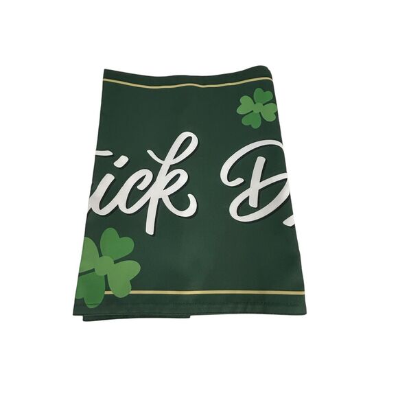 St. Patrick’s Day Shamrock Clover Table Runner Fabric Green 14” X 108“ New - Picture 3 of 5